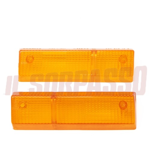 Plastic front lights orange - plastic,
